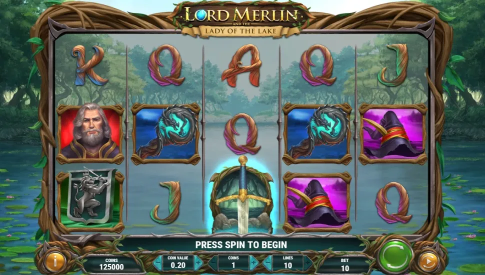 Lord Merlin and the Lady of the Lake