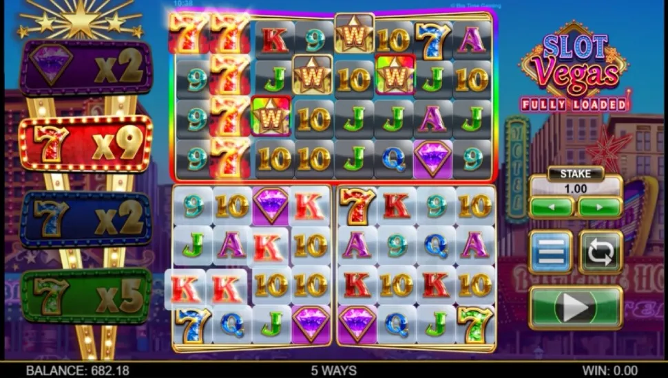 Slot Vegas Fully Loaded Megaquads